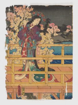 Kigantei no yozakura, Utagawa Kunisada (Toyokuni III)