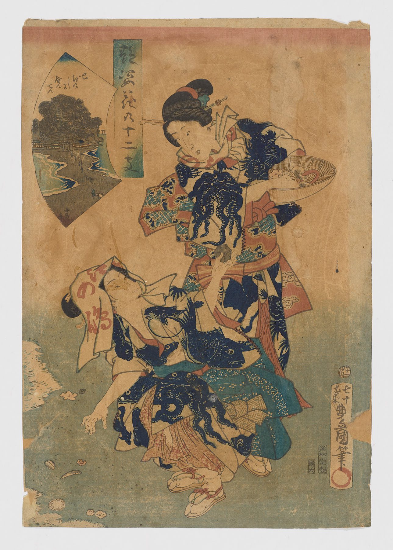 Mi, Enoshima Benten, Utagawa Kunisada (Toyokuni III)