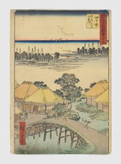 Nº 44. Yokkaichi, Nako no ura Miekawa - Utagawa Hiroshige